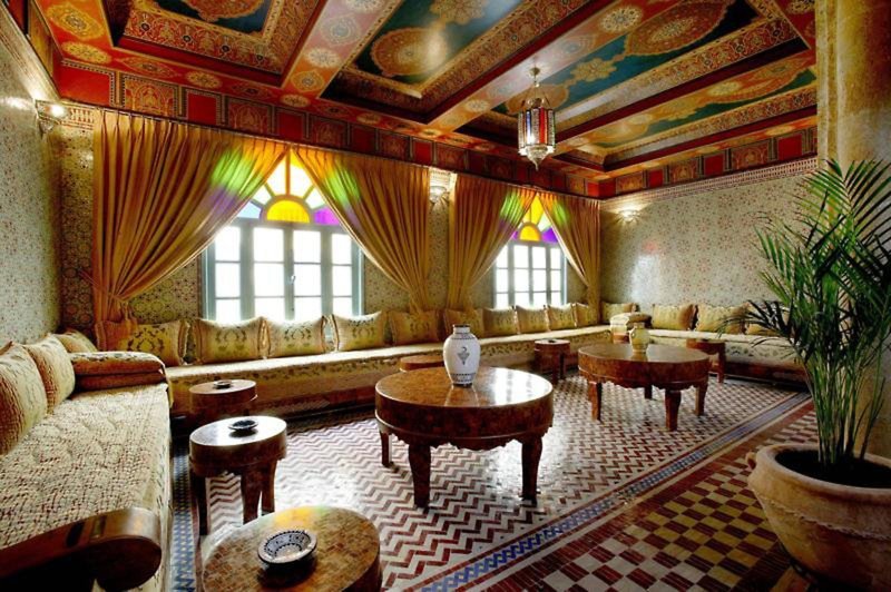Teestube im Riad Mimouna Teestube im Riad Mimouna