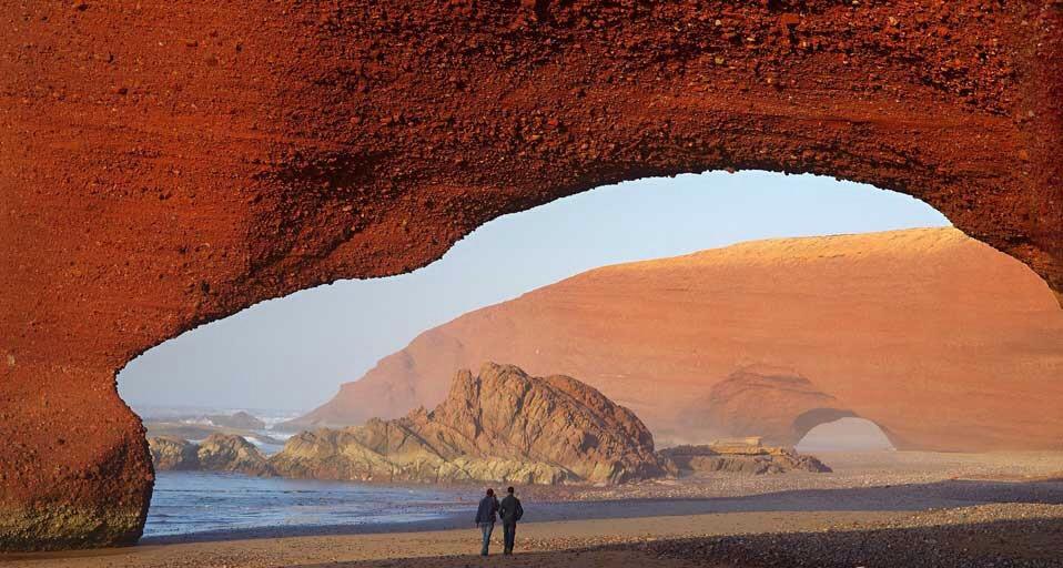 Legzira Beach in Sidi Ifni Felsen